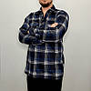 Сорочка чоловіча зимова картата на блискавці XL — 5XL Сорочка тепла на байці Ao longcom, фото 8