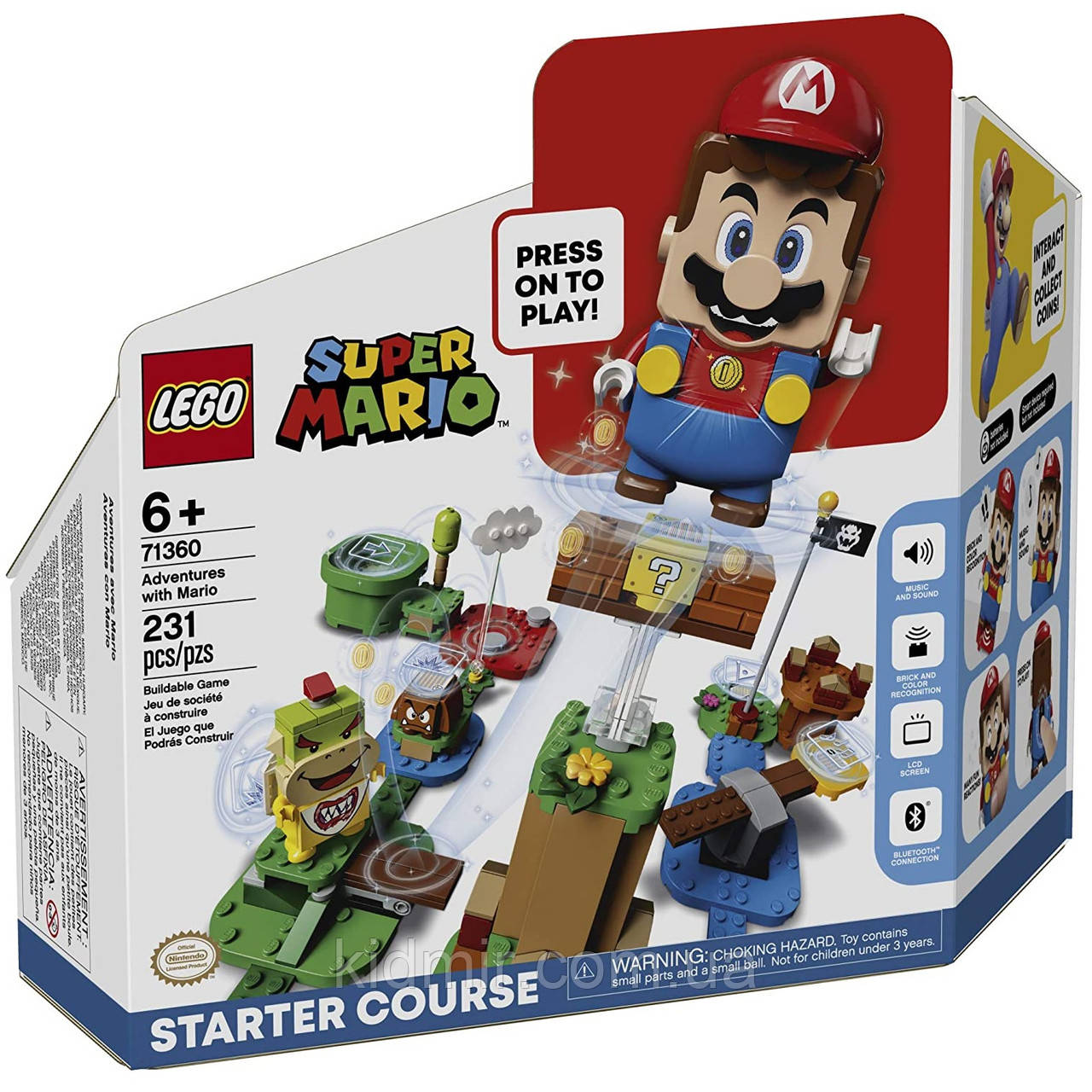 Конструктор LEGO Super Mario 71360 Пригоди разом з Маріо