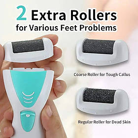 Пила шліфування для стоп Gemei GM-7006 4в1, Електрична бритва для жінок для бікіні, Пилки AW-844 для п'ят