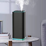 Ультразвуковий компактний USB зволожувач повітря Nano 280мл, чорний, фото 4