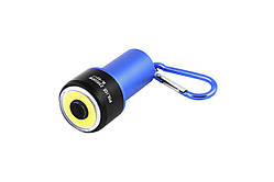 Брелок-Фонарик 217-COB,3хАААА,карабін, влагозахисна