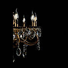 Класична люстра-свічка на 10 лампочок Е14 бронза з білим VL-L8146/10 (GAB), фото 2