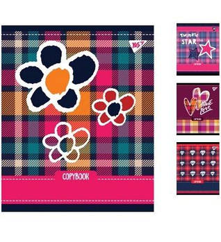 Тетрадь для записей А5/12 линия YES "Tartan fun" 10шт 765176 G-Rich