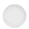 Тарілка пластикова одноразова Ø 205 мм біла (уп.100 шт) - 3