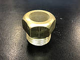 Гайка упорна притискна М22х1,5 до ДОНМЕТ 374,362,348,345,344,347 (латунна, комбінована), фото 3