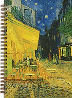 Блокнот Van Gogh Terrace at Night Wire-O Journal