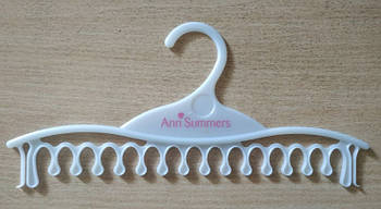 Вішалка гребінець пластикова для одягу Плічка білі 29 см