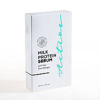 Сыворотка Active Milk Protein Serum против выпадения волос бровей облысения ампулы для роста укрепления