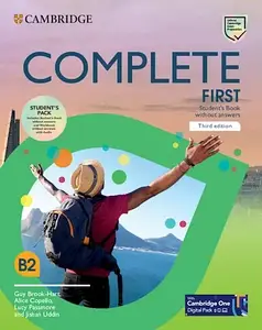 Набор книг Complete First Third Edition Student's Pack (Student's Book without answers with Cambridge One