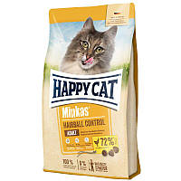Happy Cat Minkas Hairball Control (Хеппі Кет Мінкас Гербал) корм для котів з пташкою від кочків вовни в ЖКТ 4 кілограм.