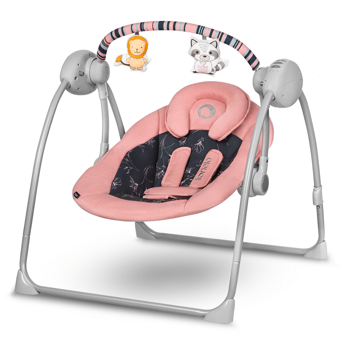 Дитяче крісло-гойдалка Lionelo RUBEN PINK BABY, фото 1
