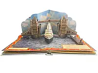 Книга з окільцями, Книжка-розкладушка Paddington Pop-Up London, фото 3