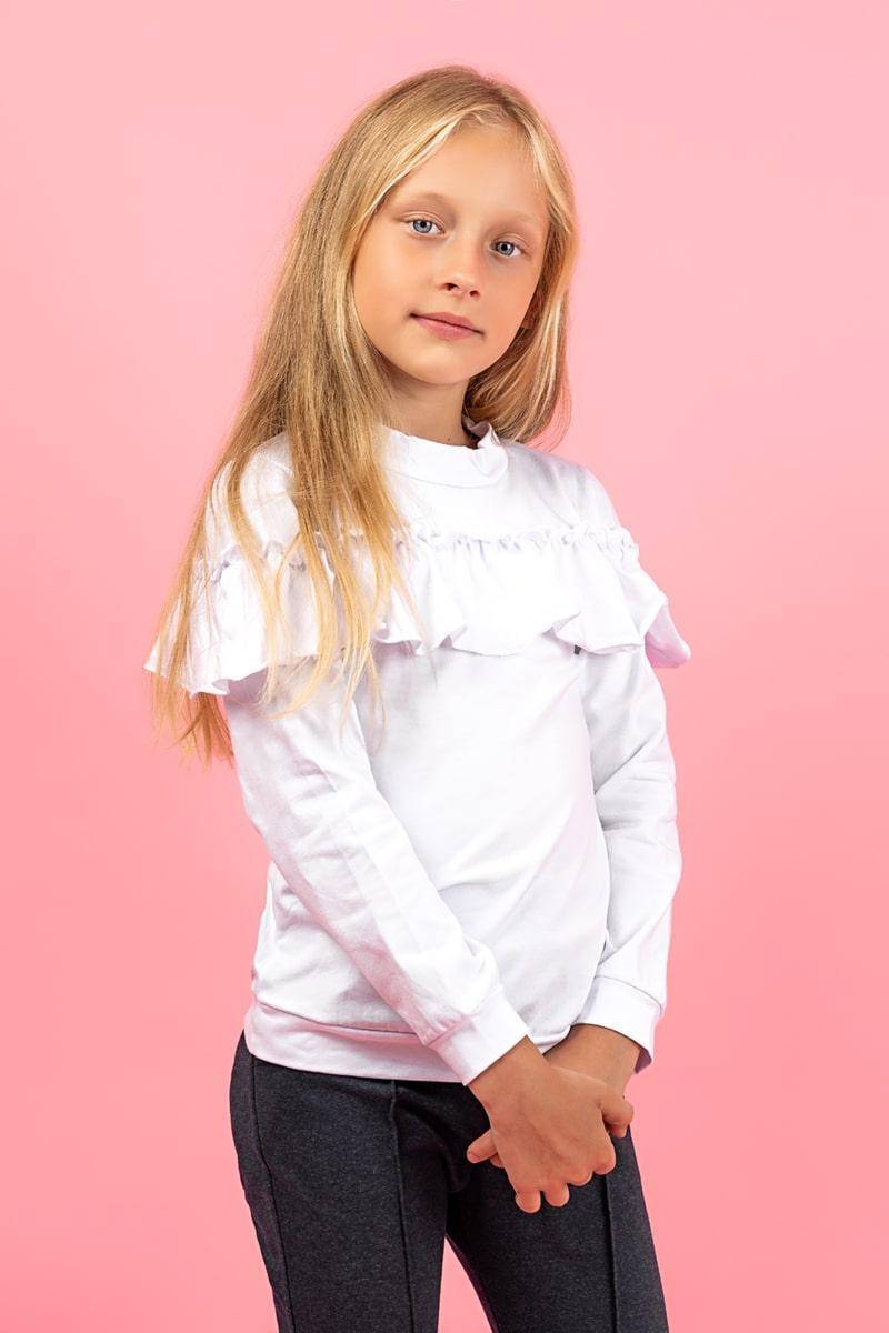 Дитяча шкільна блуза для дівчинки