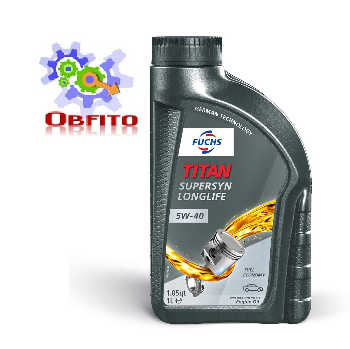 Моторна синтетична олива TITAN SUPERSYN LONGLIFE SAE 5W-40, 1л