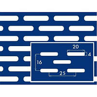 Перфорированный лист PC Lv4x20-16x25/1/1000x2000