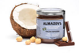 Паста Фундук з шоколадом і кокосом Веган Аlmazovъ