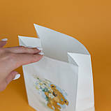 Дитячі подарункові пакети 150*90*240 Пакет з принтом Ведмедик Святкові пакети для білизни, фото 6