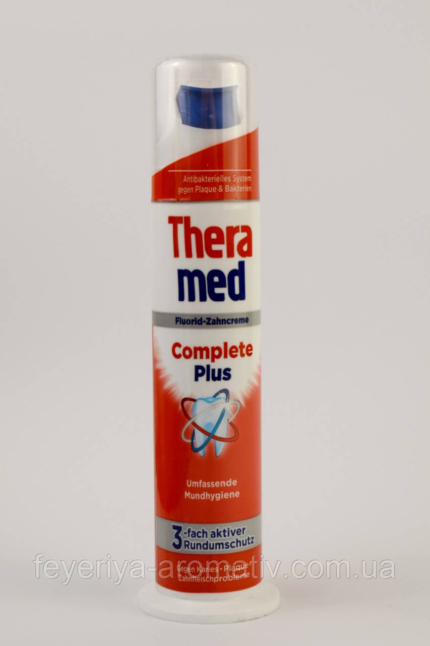 Зубна паста комплексна з дозатором Theramed Complete Plus 100 мл Німеччина