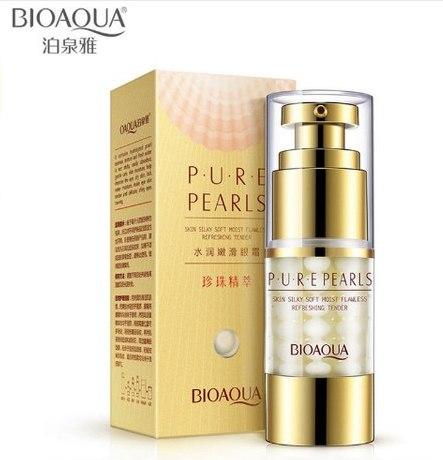 Крем-гель для шкіри навколо очей із перлинною пудрою BioAqua Pure Pearls