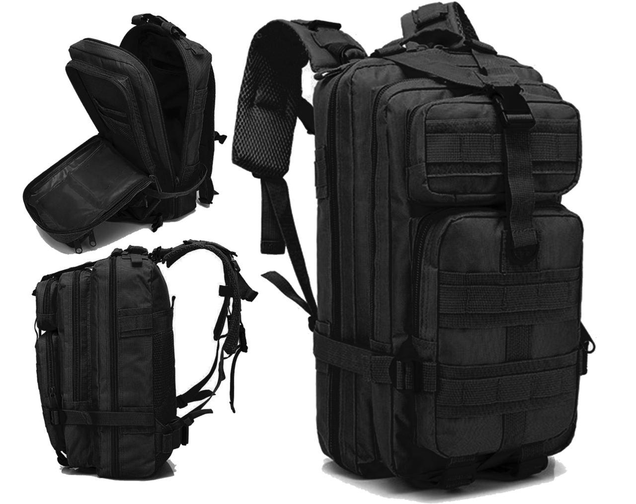 Рюкзак тактичний штурмовий 30L.(чорний)