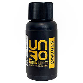 Топове покриття Strong Rubber Top для нігтів без липкого шару без липкого шару (чорна баночка) 30 мл.