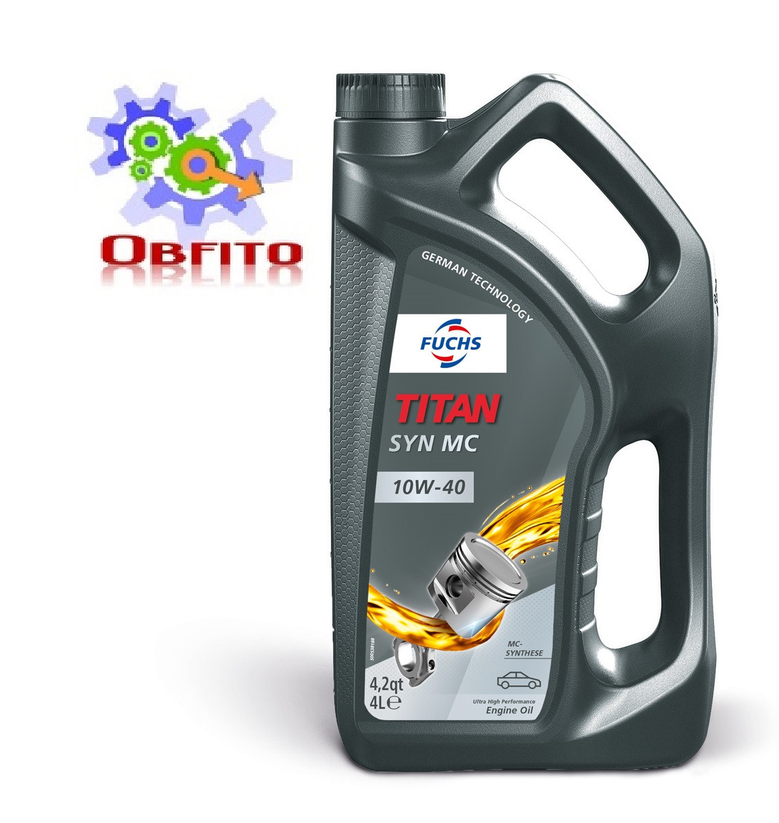 Моторна напівсинтетична олива Fuchs TITAN SYN MC SAE 10W-40, 4л