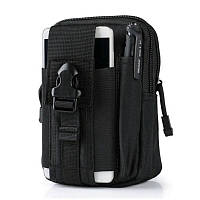 Тактическая функциональная сумка/подсумок 17 х 16 х 4 см. Black