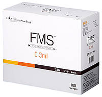 Шприц для ін'єкцій інсуліновий «Fine Micro Syringe» 32G 5/16 8mm 0.3ml