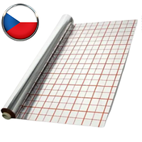 Підкладка тепловідбивна KP Czech 45 (мк, µ) 50 М з розміткою фольгована для теплої підлоги