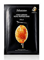 Восстанавливающая тканевая маска с прополисом JMsolution Honey Luminous Royal Propolis Mask 30млл