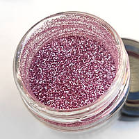 Гліттер "Ніжний рожево-бузковий" 229, дрібний розмір частинок, для декору смоли в техніці ResinArt. Уп. 25мл