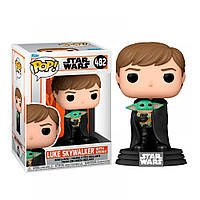 Фигурка Funko Pop Фанко Поп Star Wars Мандалорец Люк Скайволкер с Грогу Funko Pop Luke Skywalker with Grogu 10