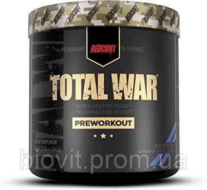 Предтренировочный комплекс (Pre-workout Total War) 441 г со вкусом голубого лимонада - фото 2 - id-p1496447798