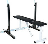 Лава до 200 кг регульована + стійка під штангу до 250 кг (профіль 30х30 мм) W_1202, фото 3