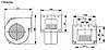 Автоматика Nowosolar Aramis + Нагнітальний вентилятор NWS-75/Р метал чорний із засувкою, фото 3