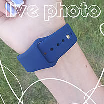 Ремінець для Samsung Gear S2 Classic (AN) Dark Blue, фото 3