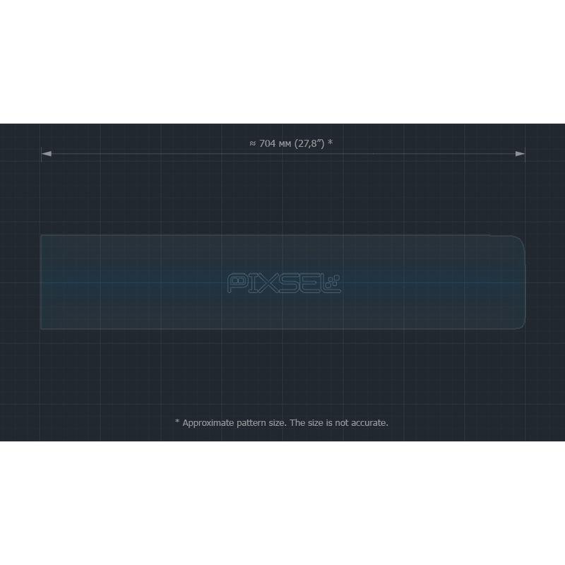Захисне гібридне скло на монітор 28.2" 9H HYUNDAI IONIQ 5 2021 - 2024