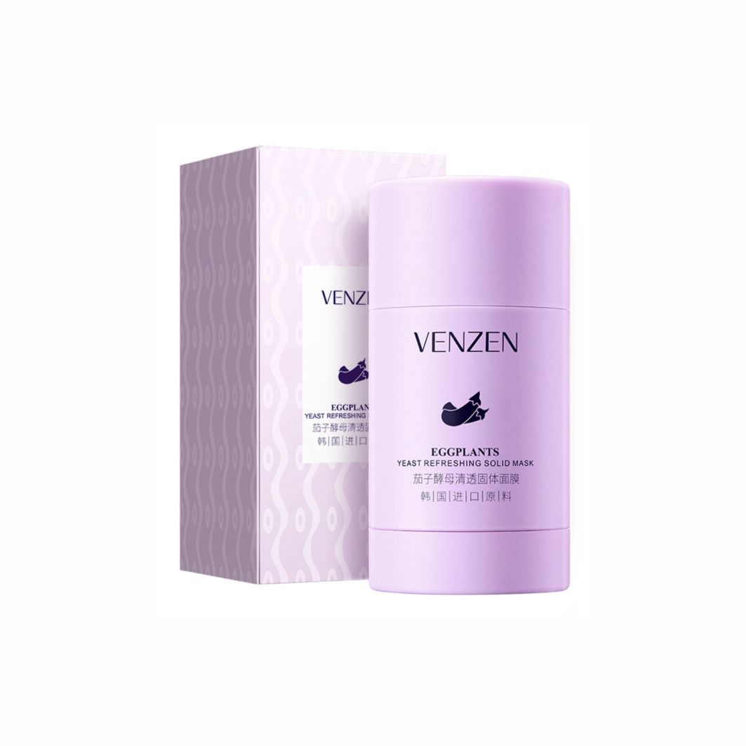 Тверда маска для очищення обличчя Venzen Eggplants Mask