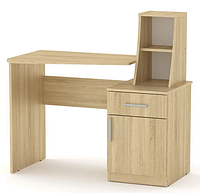 Письменный стол Компанит Школьник-3 1100х750+298х570 мм дуб-сонома