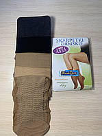 ANNA женские капроновые носки с массажной стопой Бежевый цена за 1 пару