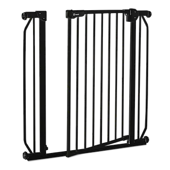 Дитячий Захисний бортик-воріта до дверного пройму Lionelo Truus Slim Black Onyx чорний