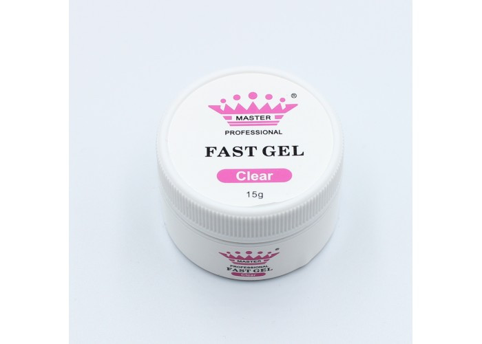 Гель для наращивания ногтей Fast gel 15 ml Master Professional - фото 1 - id-p1667388705