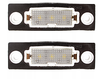 Подсветка номера LED, Volkswagen Passat B5, B6, T5 Touran Cady. Комплект 2 шт.