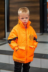 Дитяча куртка з накладними кишенями