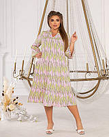 Изысканное женское платье А - силуета, ткань "Софт" 50, 52, 54, 56, 58, 60 размер 50