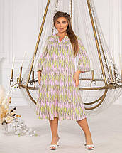 Вишукане жіноче плаття А - силуету, тканина "Софт" 50, 52, 54, 56, 58, 60 розмір 50, фото 4