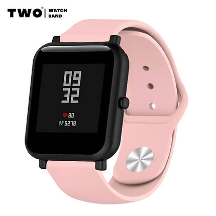 Ремінець Strap UP для Xiaomi Amazfit Bip Light Pink, фото 1