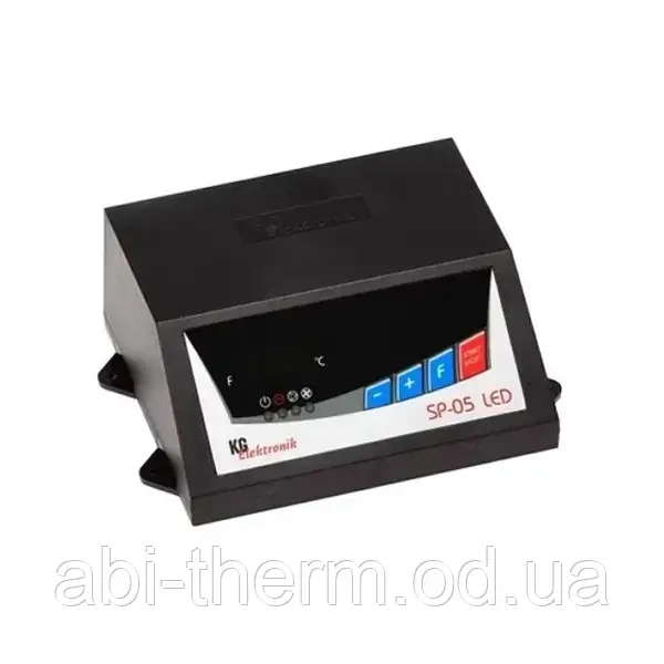 Автоматика SP-05 LED + Нагнітальний вентилятор MplusM WPA X2 силумін сірий