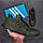 Мужские кожаные кроссовки Adidas, Адидас Terrex Green, мужские туфли зеленые, кеды повседневные. Мужская обувь, фото 6