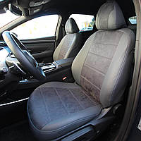 Чехлы на сиденья из экокожи и антары Volkswagen Touran I (PQ35) 2003-2010 EMC-Elegant